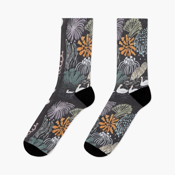 Item preview, Swans & Fireworks  designed and sold by jemmajskidmore.
