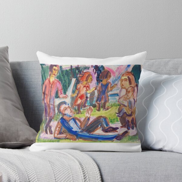 Item preview, Ernst Ludwig Kirchner  Familie auf der Wiese (1922) designed and sold by TeeARTHY.