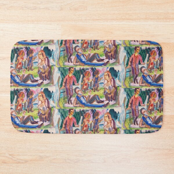 Item preview, Ernst Ludwig Kirchner Familie auf der Wiese (1922) designed and sold by TeeARTHY.