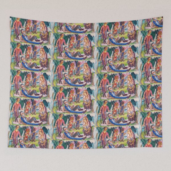 Item preview, Ernst Ludwig Kirchner Familie auf der Wiese (1922) designed and sold by TeeARTHY.