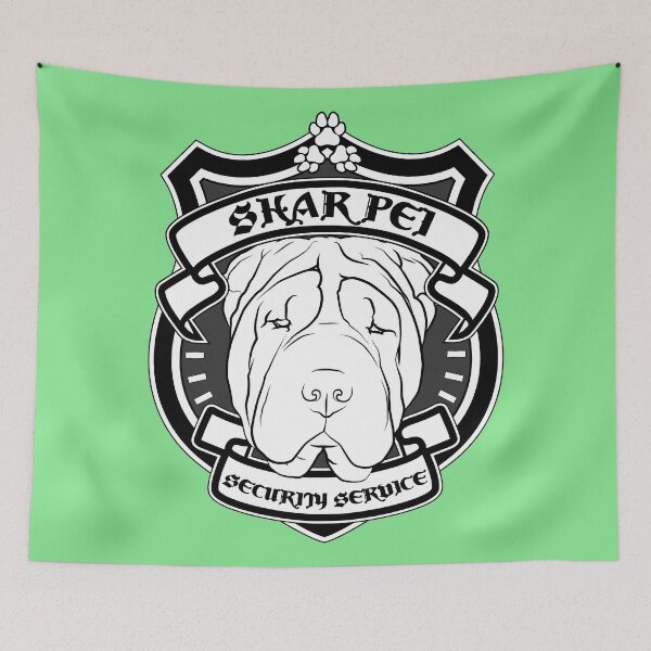 Item preview, SHAR PEI Security Service - Green designed and sold by ThreePuppers.