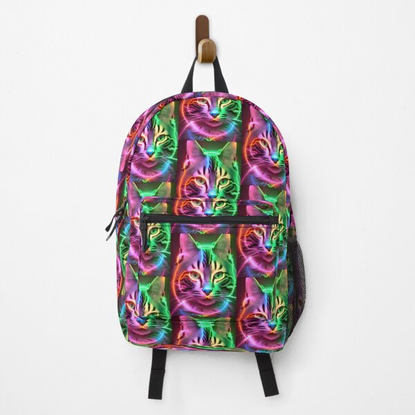 Item preview, Neon Cat - Modern Digital Art designed and sold by Ai-michiart.