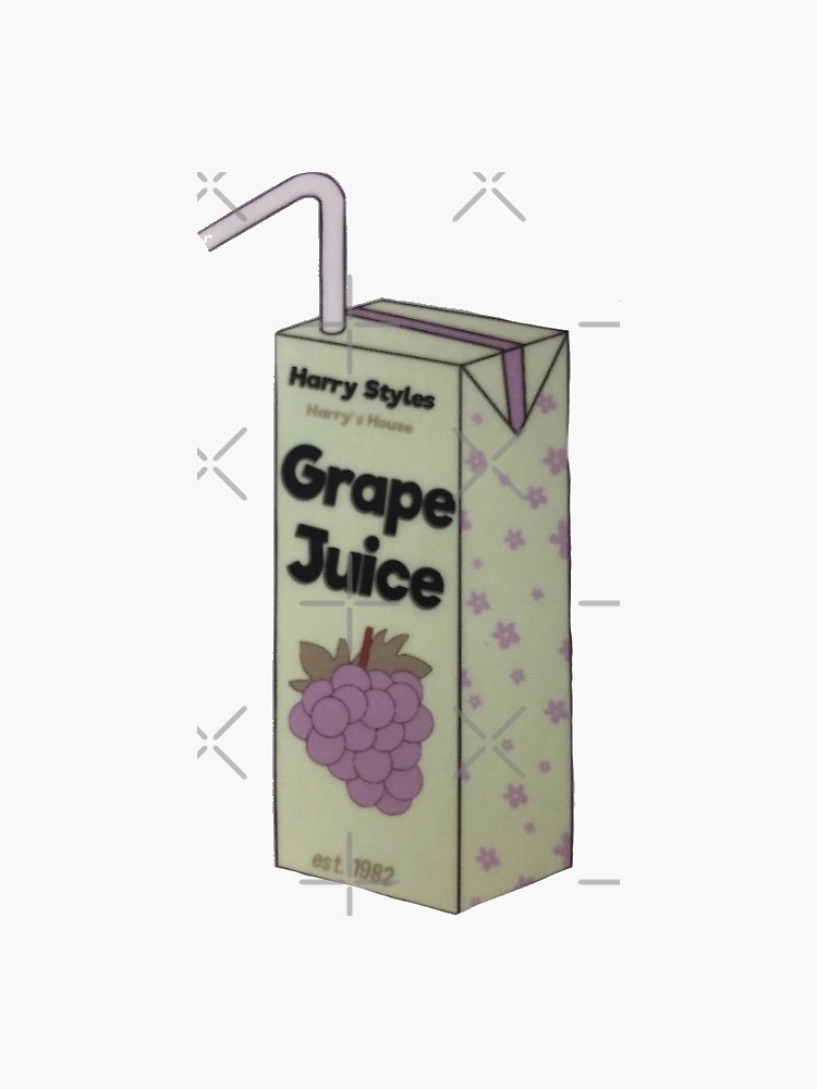 "HS grape juice bottle " Sticker for Sale by PrythiansCourt Redbubble