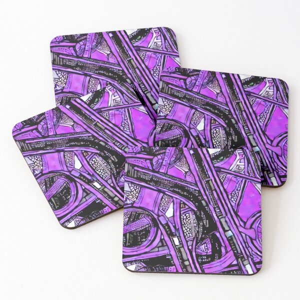 Item preview, Purple Condensed Graffiti Sketch - Seamless Pattern designed and sold by Chubuter.