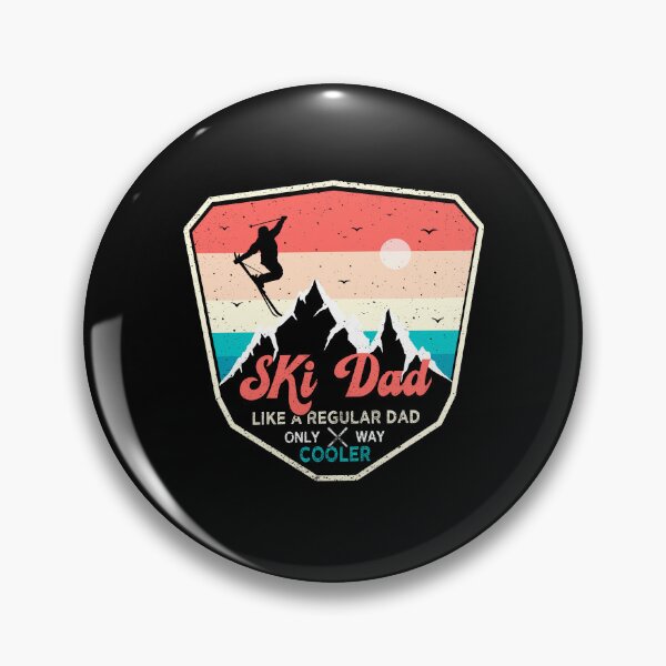 Item preview, Ski Dad Like A Regular Dad Only Cooler Skiing Retro Style designed and sold by ZETTIF ⭐⭐⭐⭐⭐.