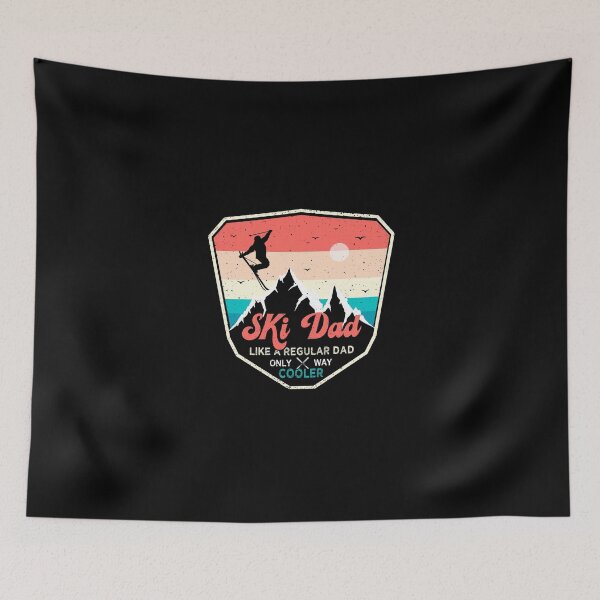 Item preview, Ski Dad Like A Regular Dad Only Cooler Skiing Retro Style designed and sold by ZETTIF ⭐⭐⭐⭐⭐.