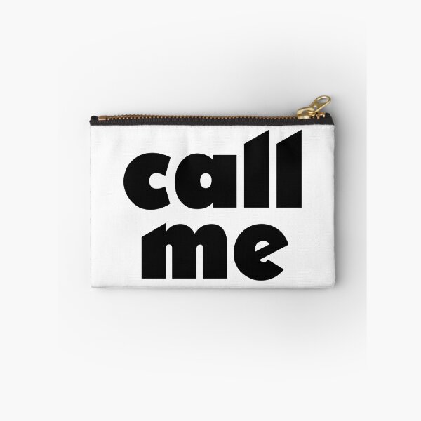 Item preview, "call me" | Big Bold Lettering designed and sold by BunchOfWords.