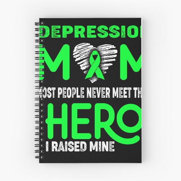 Item preview, Depression MOM Most People Never Meet Their HERO I Raised Mine designed and sold by Tifrop.