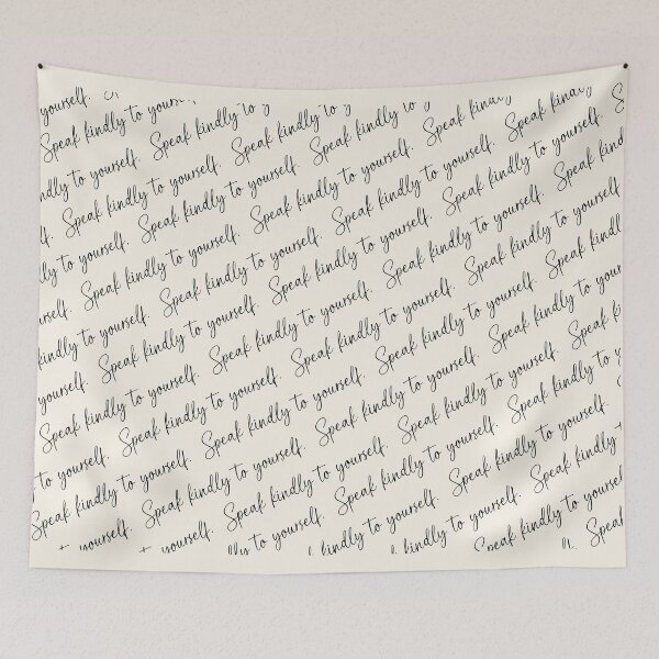 Item preview, Speak Kindly to Yourself designed and sold by AmandaRoseArts.