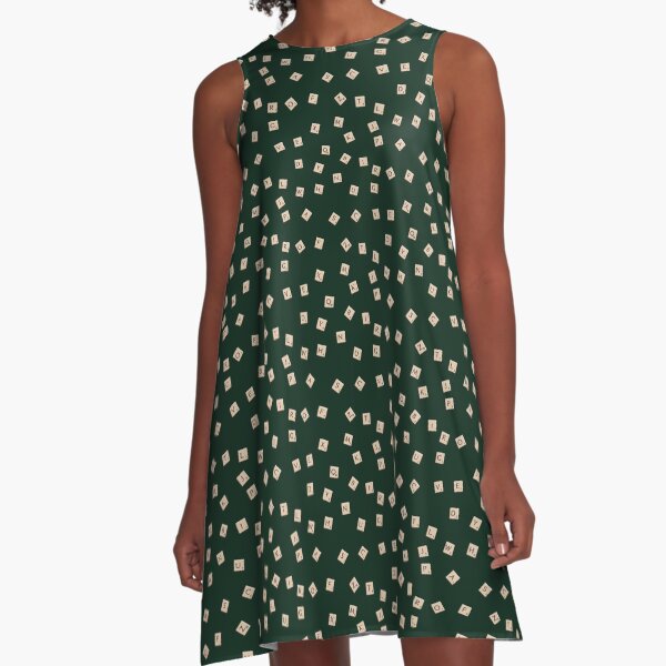 Scrabble A-Line Dress