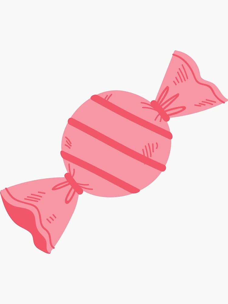 Pink Candy Sticker for Sale by LucyL96