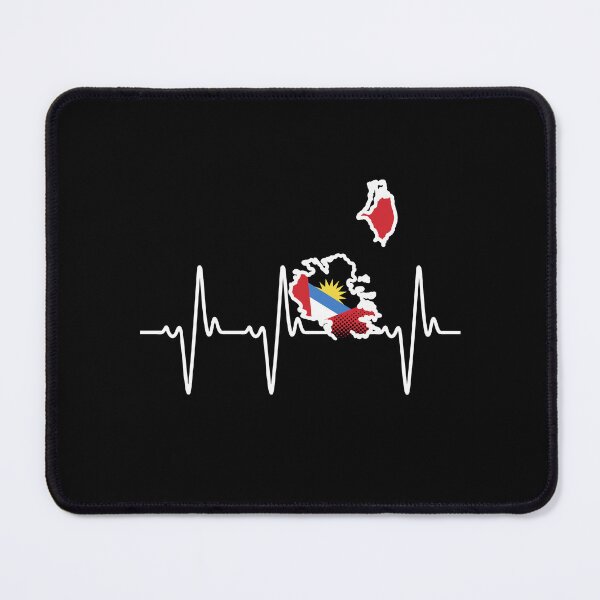 Item preview, Antigua and Barbuda Pride Antiguan Barbudan DNA Heartbeat designed and sold by QueenOfPrint.