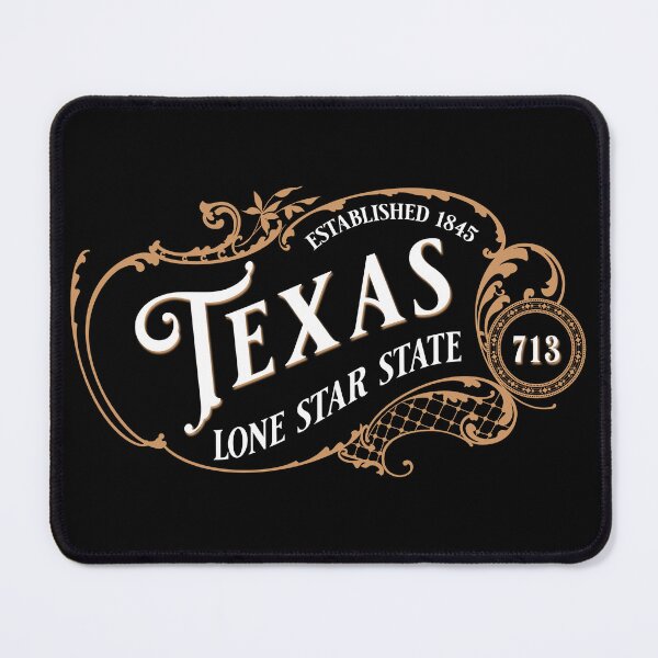 Item preview, Texas Ornate Vintage Antique State Area Code 713 designed and sold by itsrturn.