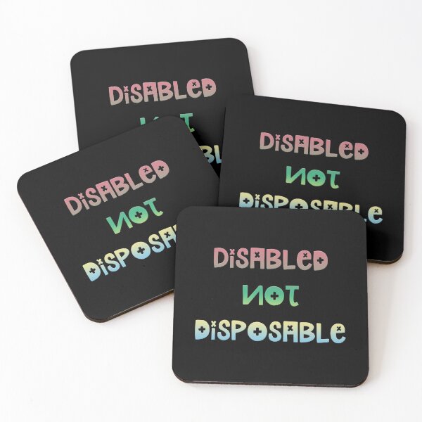 Item preview, Disabled not Disposable designed and sold by quirkytoast.