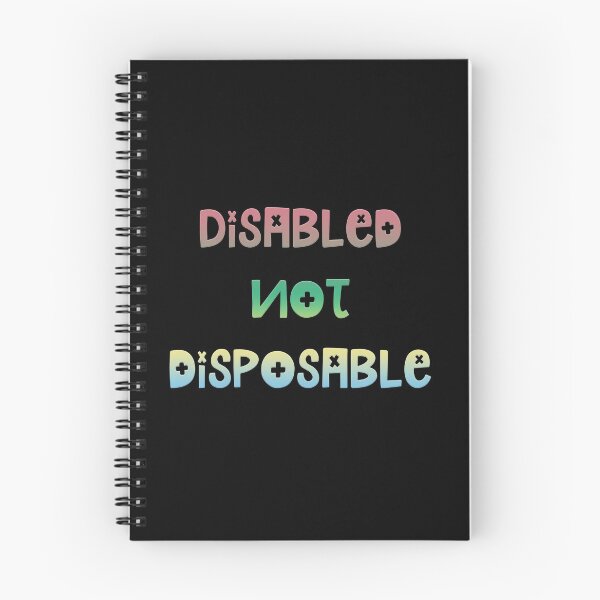 Item preview, Disabled not Disposable designed and sold by quirkytoast.