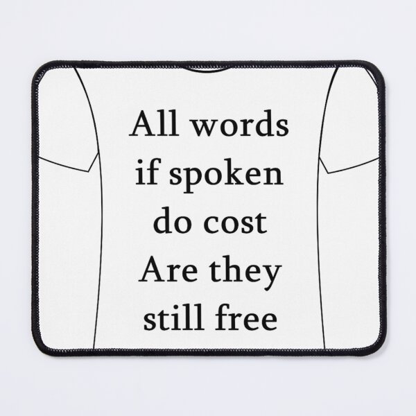 Item preview, the cost of words designed and sold by Crom1957.