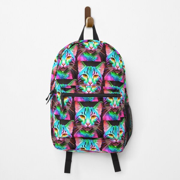 Item preview, Neon Cat - Modern Digital Art designed and sold by Ai-michiart.