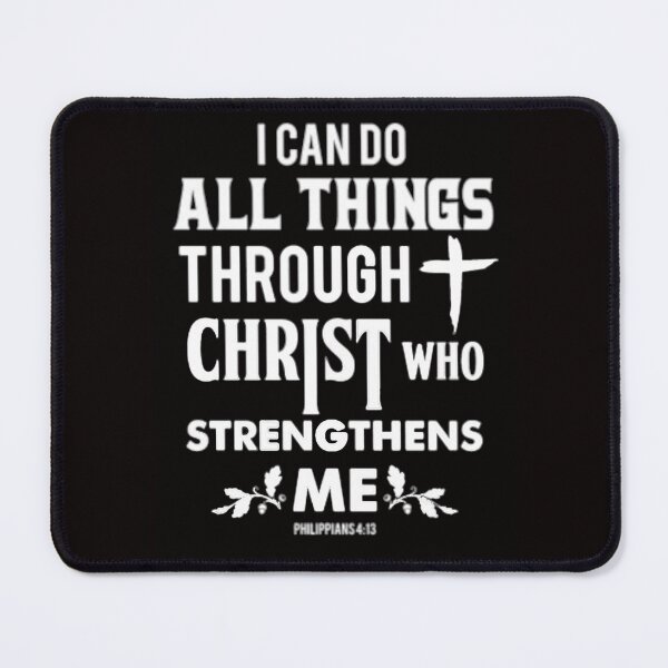 Item preview, All Things Through Jesus Christ Who Strengthens Me designed and sold by Rowena Jones.