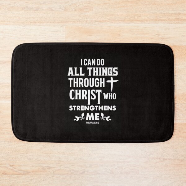 Item preview, All Things Through Jesus Christ Who Strengthens Me designed and sold by Rowena Jones.