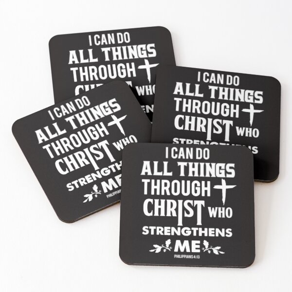 Item preview, All Things Through Jesus Christ Who Strengthens Me designed and sold by Rowena Jones.