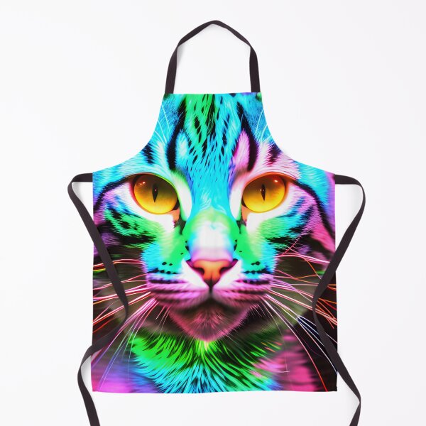 Item preview, Neon Cat - Modern Digital Art designed and sold by Ai-michiart.