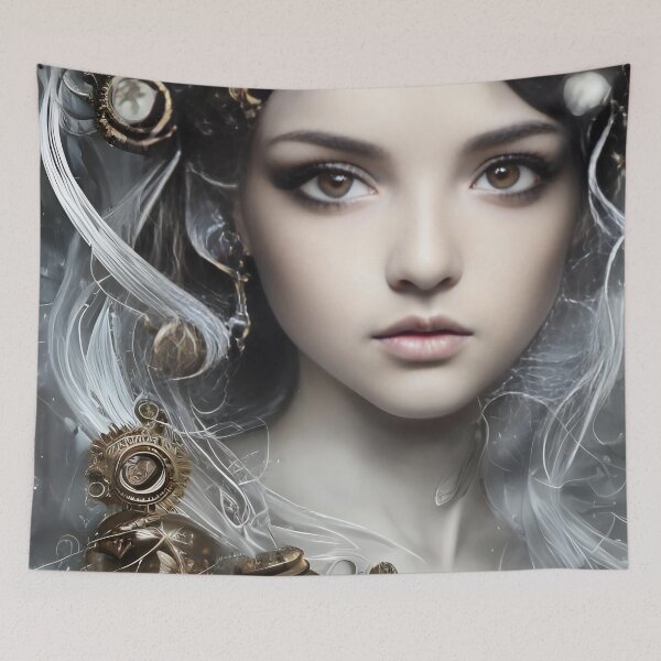Item preview, Aurora Steampunk Girl Portrait  designed and sold by Kamiri.