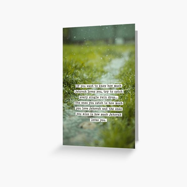How Much Jehovah Loves You Greeting Card