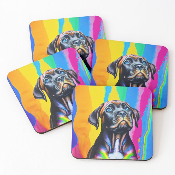 Item preview, Cane Corso puppy vibrant colors designed and sold by AIK9Artwork.
