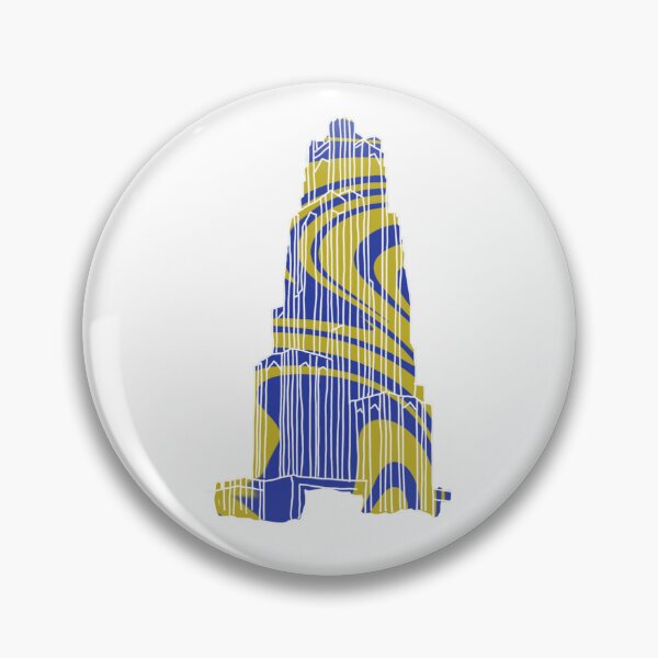 Item preview, Blue and yellow groovy - Cathedral of Learning designed and sold by marnilauren.