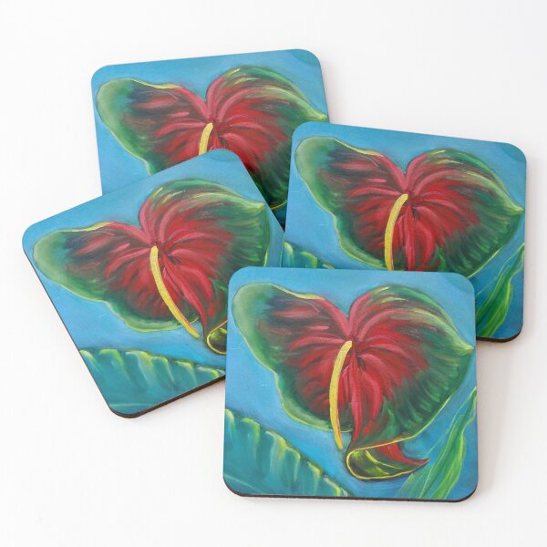 Item preview, Red Anthurium designed and sold by jennyleeandjim.