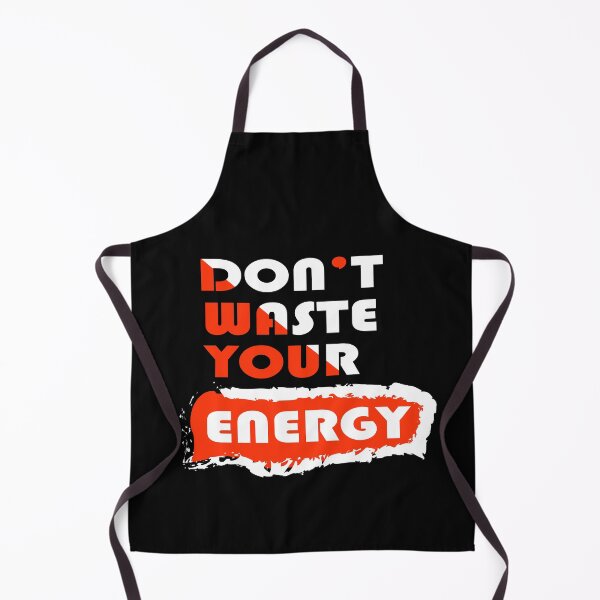 Item preview, Don't waste your energy, orange and white design classic t-shirt designed and sold by Becson.