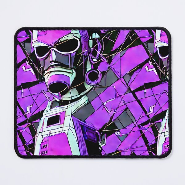 Item preview, Cyberpunk Face Graffiti Sketch - Seamless Pattern designed and sold by Chubuter.