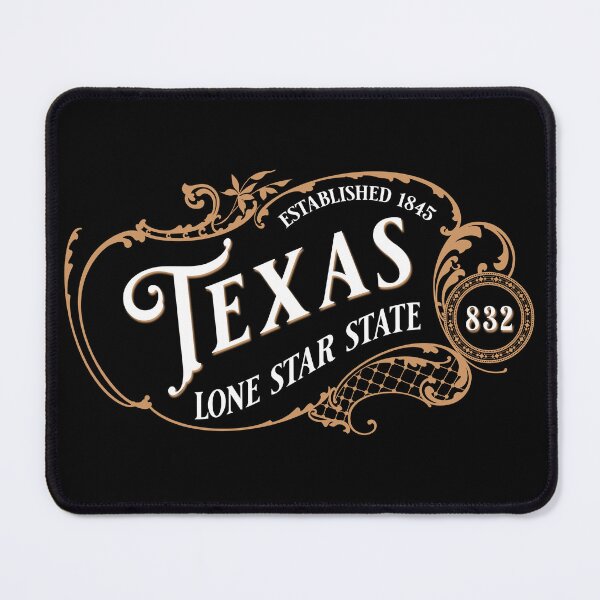 Item preview, Texas Ornate Vintage Antique State Area Code 832 designed and sold by itsrturn.