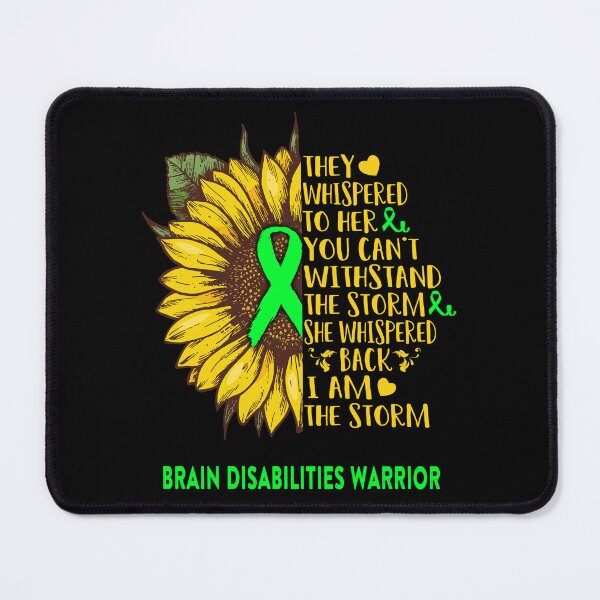 Item preview, Brain Disabilities Warrior - I AM THE STORM  designed and sold by EdithShop59.