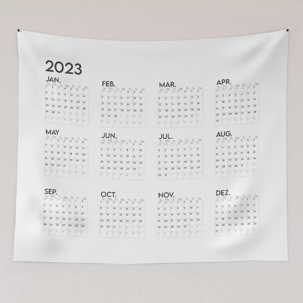 Item preview, 2023 minimalist Calendar  designed and sold by CheekyLuis.