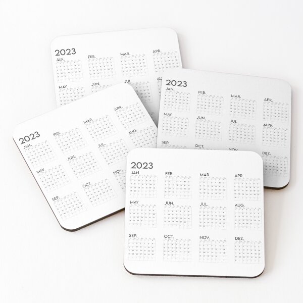 Item preview, 2023 minimalist Calendar  designed and sold by CheekyLuis.