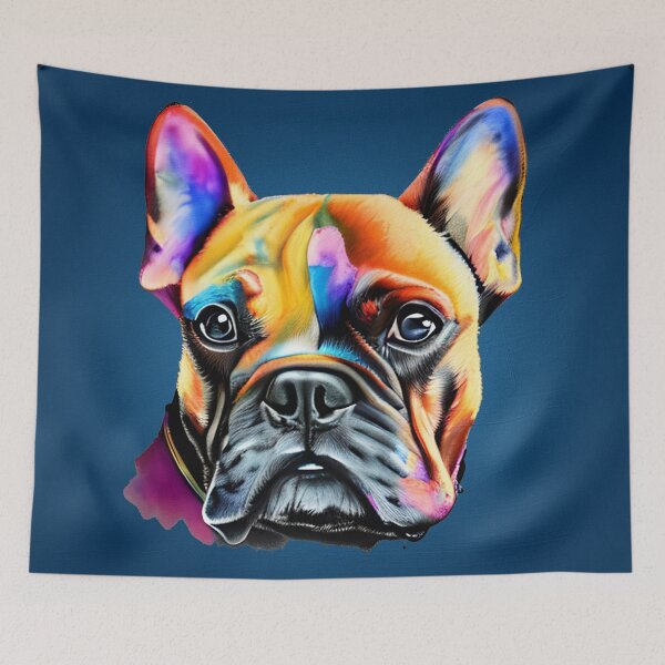Item preview, French Bulldog Painting  designed and sold by mark ashkenazi.
