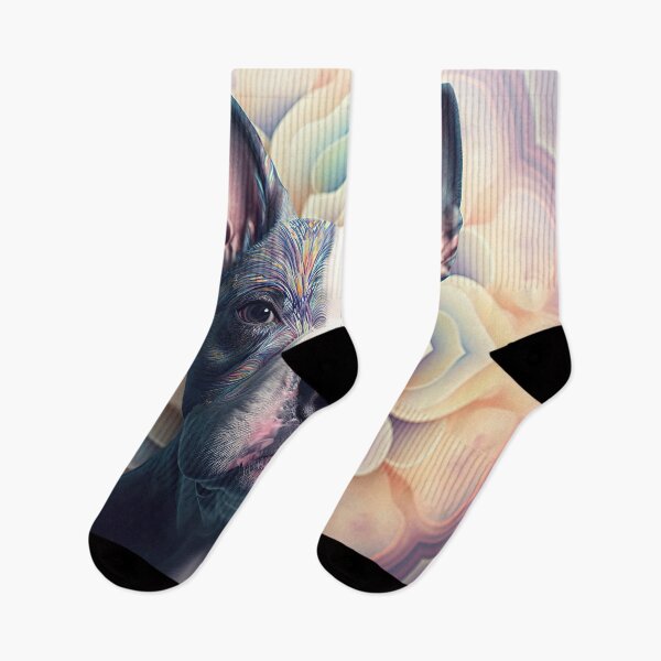 Item preview, A Fractal Design of An American Boston Bull Terrier designed and sold by Daniel Leighton.