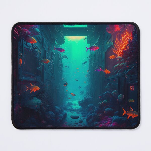 Item preview, Cyberpunk Underwater Biome designed and sold by AICreateWorlds.