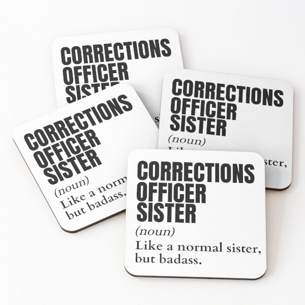 Item preview, Funny Badass Corrections Officer Sister Definition designed and sold by EndlessFreedom.