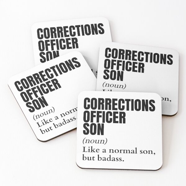 Item preview, Funny Badass Corrections Officer Son Definition designed and sold by EndlessFreedom.