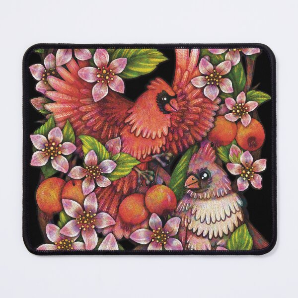 Item preview, Cardinals & Crabapples designed and sold by silveryweb.
