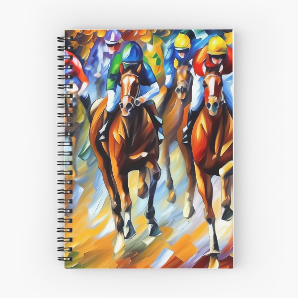 Item preview, The Horse Race. Brilliant Colors. designed and sold by No1Equestrian.