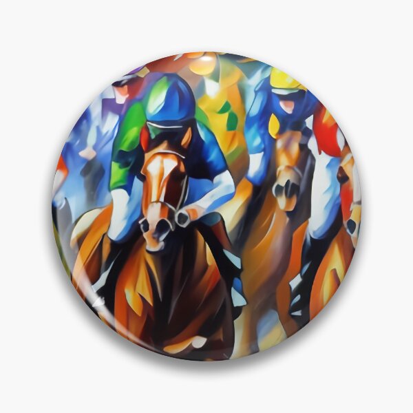 Item preview, The Horse Race. Brilliant Colors. designed and sold by No1Equestrian.