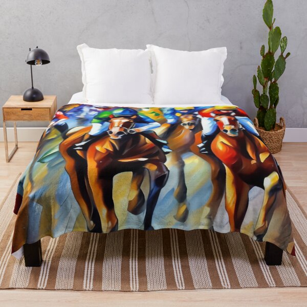 Item preview, The Horse Race. Brilliant Colors. designed and sold by No1Equestrian.