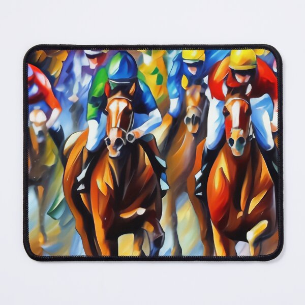 Item preview, The Horse Race. Brilliant Colors. designed and sold by No1Equestrian.