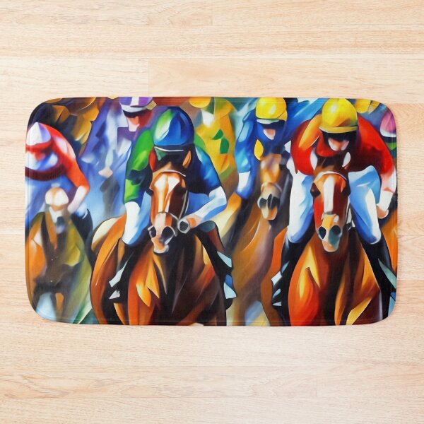 Item preview, The Horse Race. Brilliant Colors. designed and sold by No1Equestrian.