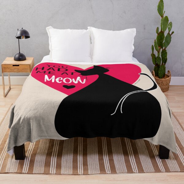Item preview, Cute Black Cat in Love - You had me at meow.  Caroline Laursen original designed and sold by Caroline Laursen.