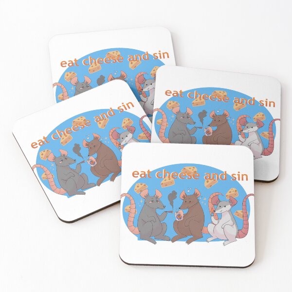 Item preview, Eat cheese and sin designed and sold by CEOofFrogs.