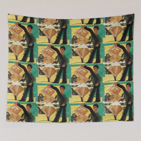 Item preview, Ernst Ludwig Kirchner Drehende Tänzerin  designed and sold by TeeARTHY.